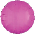 Bright Bubble Gum Pink 18 Inch Round Foil Mylar Balloon [23011]
