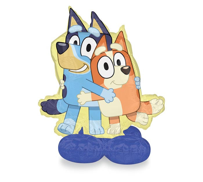AIRLOONZ Bluey and Bingo 49 Inch Foil Mylar Balloon [47176]