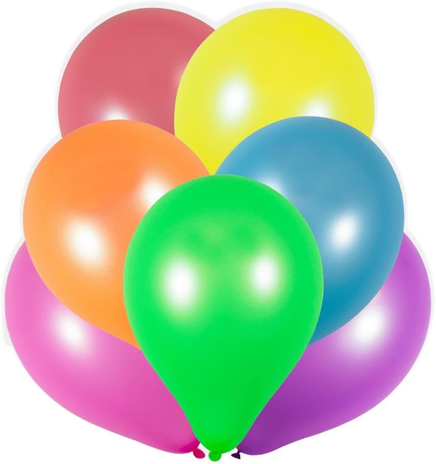 Sempertex Neon Assortment 11 Inch Latex Balloons Bag of 100 [53050]
