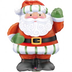 Christmas Large Santa Shape 28 Inch Mylar Balloon [07440]