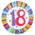 Radiant Age 18 Prismatic 18 Inch Foil Mylar Balloon [16067]
