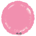 Pink 18 Inch Round Foil Mylar Balloon [12805]