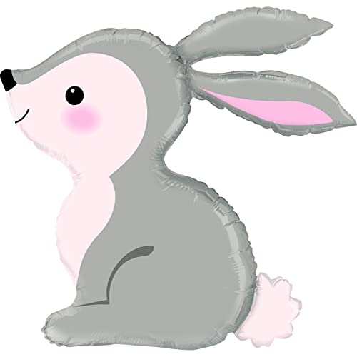 Woodland Bunny 36 Inch Foil Mylar Balloon [35879]