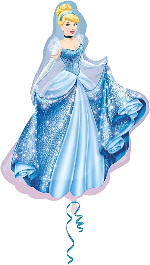 Cinderella Shaped Balloon Jumbo 33 Inch Mylar Balloon [24814]