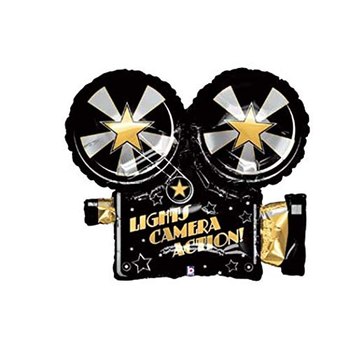 Movie Lights Camera Action Reel 32 Inch Foil Mylar Balloon [85373]