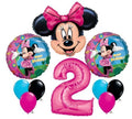 Minnie Mouse #2 2nd Second Happy Birthday Balloon Party Set Mylar Latex Disney [07765-SET-2ND]