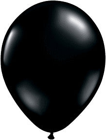 Qualatex Onyx Black 11 Inch Latex Balloons Bag of 100 [43737]