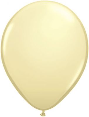 Latex Balloons 11 Inch 100 Count Silk Ivory [71131]
