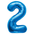 Northstar Number 2 Blue 34 inch Foil Mylar Balloon [59125]