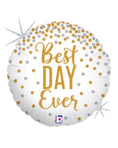 Best Day Ever 18 Inch Foil Mylar Balloon [36556]