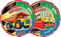Happy Birthday Construction Truck 18 Inch Mylar Balloon [115047]