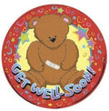 Get Well Soon Bear with Bandage 18 Inch Foil Mylar Balloon [52243]