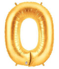 Megaloon Letter O Gold 34 Inch Foil Mylar Balloon [15915G]