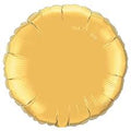 Gold 18 Inch Round Foil Mylar Balloon [20585]