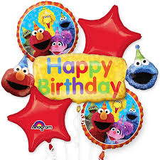 Sesame Street Birthday Balloon Bouquet [34398]