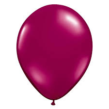 Qualatex Pearl Burgundy 11 Inch Latex Balloons Bag of 100 [43769]