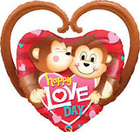 Happy Love Day 39 Inch Foil Mylar Balloon [21838]