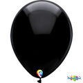 Funsational 12 Inch Latex Party Balloons Bag of 50 Black [57086]