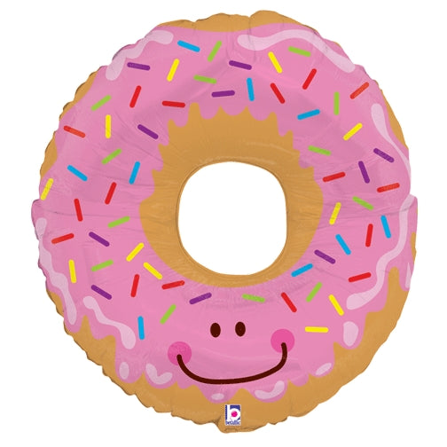 Donut with Sprinkles Jumbo Shape Balloon 30 Inch Foil Mylar Balloon [85693]