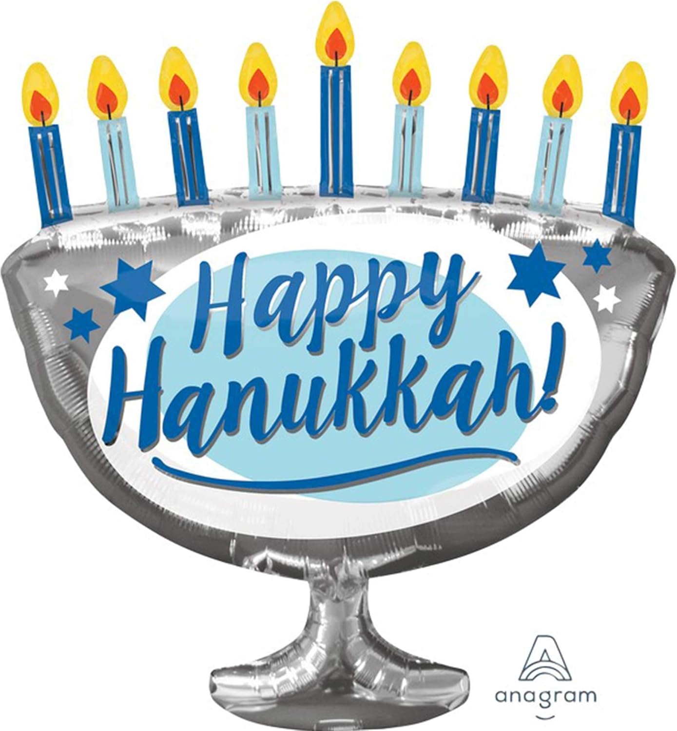 29 INCH Happy Hanukkah Menorah Foil Balloon [36031]