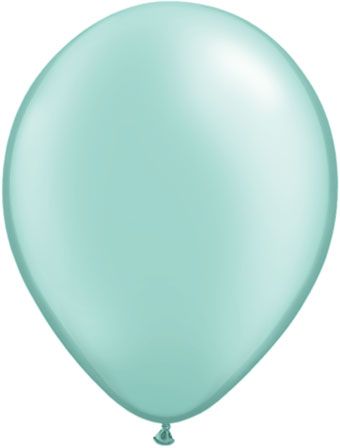 Qualatex Pearl Mint Green 5 Inch Latex Balloons Bag of 100 [43590]