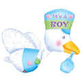 It's a Boy Stork 32 Inch Foil Mylar Multi-Balloon [07063]