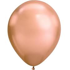 Chrome Rose Gold 11 Inch Latex Balloons 100 Count by Qualatex [12966]
