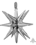 Magic Star Small Silver 20 Inch Foil Mylar Balloon [3980901]