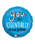 You Are Essentially Awesome 18 Inch Foil Mylar Balloon [26111]