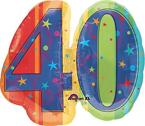 Aged to Perfection a Year to Celebrate 40 - 26 inch Mylar Balloon [119823]