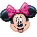 Minnie Mouse Jumbo Head 28 Inch Foil Mylar Balloon [07765]
