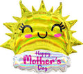 Happy Mother's Day Holographic Sun 29 Inch Foil Mylar Balloon [40839]