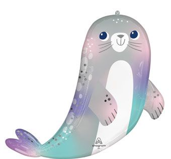 Under the Sea Seal 30 Inch Foil Mylar Balloon [46978]