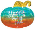 Jumbo Iridescent Ombré Pumpkin 29 Inch Foil Mylar Balloon [39975]