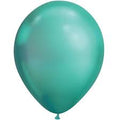Qualatex  Chrome Green 11 Inch Latex Balloons 100 Count [58273]