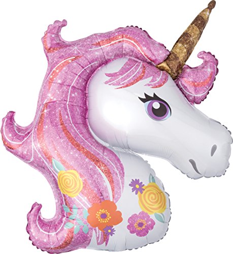 Magical Unicorn Shape 33 Inch Foil Mylar Balloon [37273]