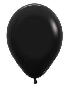 Sempertex Deluxe Black 5 Inch Latex Balloons Bag of 100  [51014]