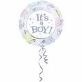 It's a Boy Clothespins 18 Inch  Foil Mylar Balloon [09886]