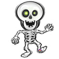 Dancing Skeleton 33 Inch Foil Mylar Balloon  [25101]