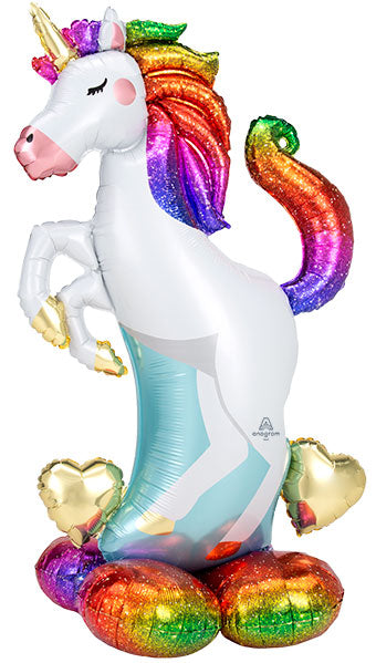 AIRLOONZ Unicorn 55 Inch Mylar Balloon [42427]
