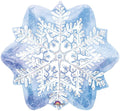 Let It Snow Christmas Snowflake 18 Inch Mylar Foil Balloon [A111010]