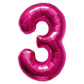 Northstar NUMBER 3 34 Inch Foil Mylar Balloon [00137]