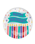 ORBZ Happy Birthday Candles 18 Inch Foil Mylar Balloon [45321]