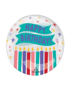 ORBZ Happy Birthday Candles 18 Inch Foil Mylar Balloon [45321]