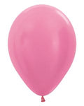 Sempertex 11 Inch Pearl Fuchsia Latex Balloons Bag of 100 [53039]