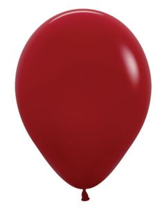 Sempertex 11 Inch Deluxe Imperial Red Latex Balloons Bag of 100 [53525]