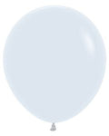 Sempertex 18 Inch Fashion White Latex Balloons Bag of 25 [55002]