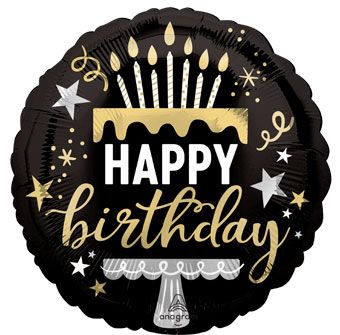 Surprise Happy Birthday 18 Inch Foil Mylar Balloon [46953]