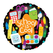 School is Cool 18 Inch Foil Mylar Balloon [36725]