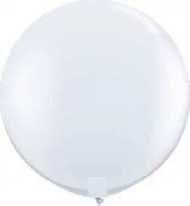 Qualatex White 36 Inch Latex Balloons 2 Count [42847]